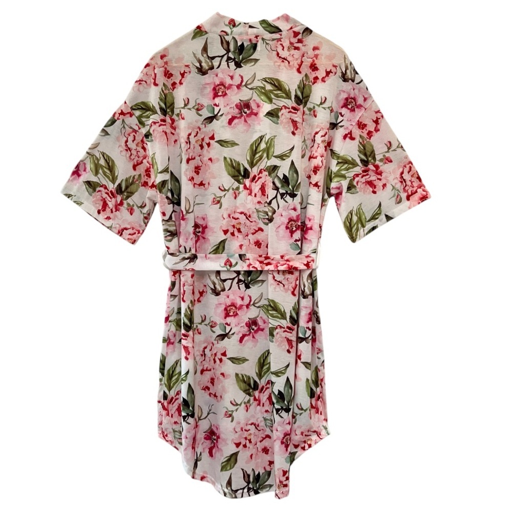 Show Me Your Mumu Floral Belted Kimono Robe Cover Up OS - Picture 7 of 11